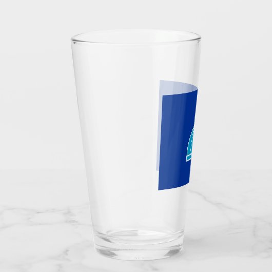 Vlag van Durban (Zuid-Afrika) Glas (Rechts)