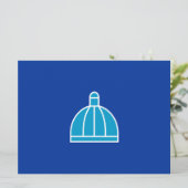 Vlag van Durban (Zuid-Afrika) Kaart (Staand voorkant)