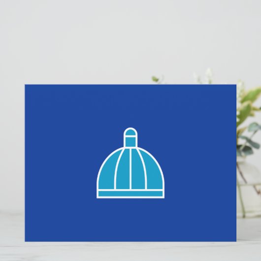 Vlag van Durban (Zuid-Afrika) Kaart (Staand voorkant)