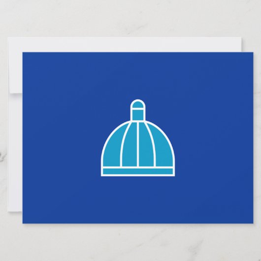 Vlag van Durban (Zuid-Afrika) Kaart (Voorkant)