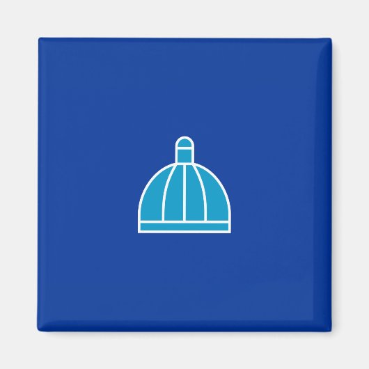 Vlag van Durban (Zuid-Afrika) Magneet (Voorkant)