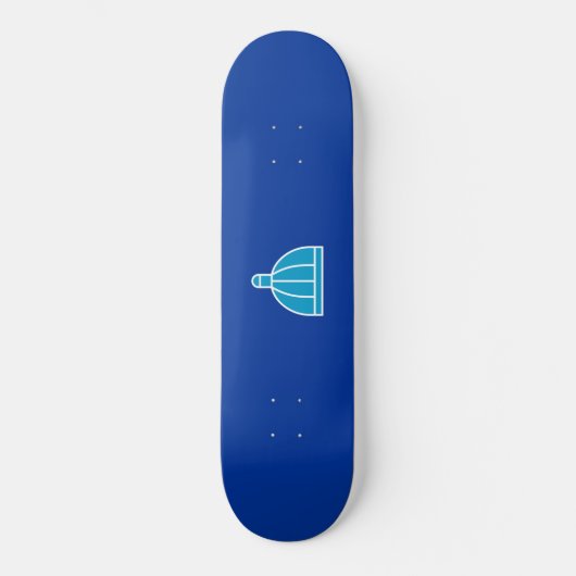 Vlag van Durban (Zuid-Afrika) Persoonlijk Skateboard (Voorkant)