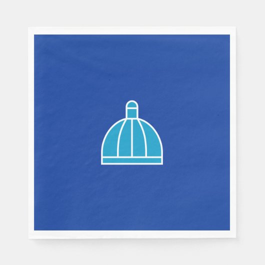 Vlag van Durban (Zuid-Afrika) Servet (Voorkant)