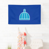 Vlag van Durban (Zuid-Afrika) Spandoek (Insitu)