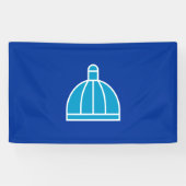 Vlag van Durban (Zuid-Afrika) Spandoek (Horizontaal)