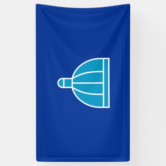 Vlag van Durban (Zuid-Afrika) Spandoek (Verticaal)