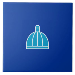 Vlag van Durban (Zuid-Afrika) Tegeltje