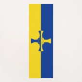 Vlag van Durham (Engelse county) Yogamat (Voorkant)