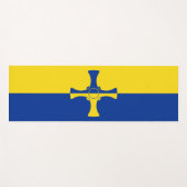 Vlag van Durham (Engelse county) Yogamat (Voorkant (horizontaal))