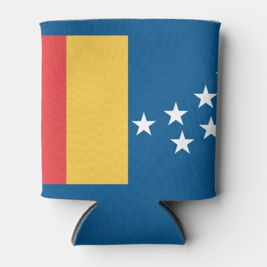 Vlag van Durham, North Carolina Blikjeskoeler (Voorkant)
