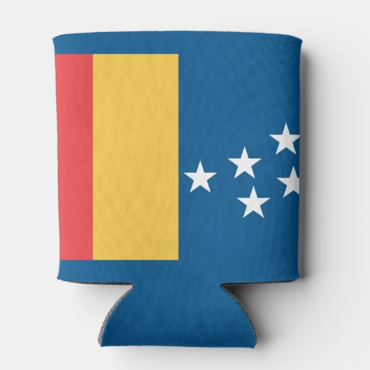 Vlag van Durham, North Carolina Blikjeskoeler (Achterkant)