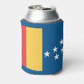 Vlag van Durham, North Carolina Blikjeskoeler (Blikje Achterkant)