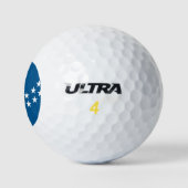 Vlag van Durham, North Carolina Golfballen (Logo)