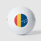 Vlag van Durham, North Carolina Golfballen (Voorkant)