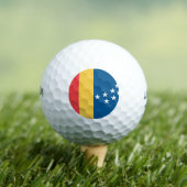 Vlag van Durham, North Carolina Golfballen (Insitu Shirt)