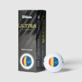 Vlag van Durham, North Carolina Golfballen (Verpakking)