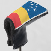 Vlag van Durham, North Carolina Golfheadcover (3/4 voorkant)