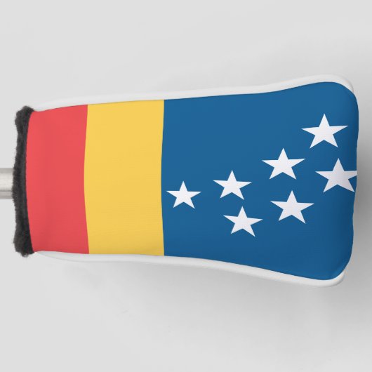 Vlag van Durham, North Carolina Golfheadcover (Voorkant)