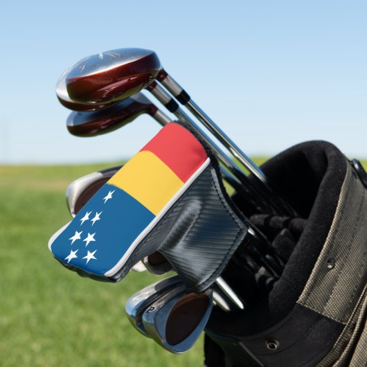 Vlag van Durham, North Carolina Golfheadcover (Insitu)