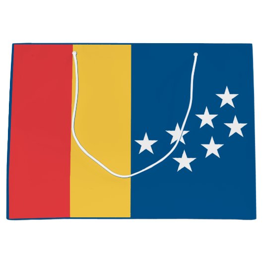 Vlag van Durham, North Carolina Groot Cadeauzakje (Voorkant)