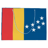 Vlag van Durham, North Carolina Groot Cadeauzakje (Achterkant)