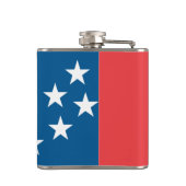 Vlag van Durham, North Carolina Heupfles (Achterkant)