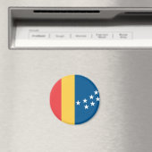 Vlag van Durham, North Carolina Magneet (Insitu (Vaatwasser))