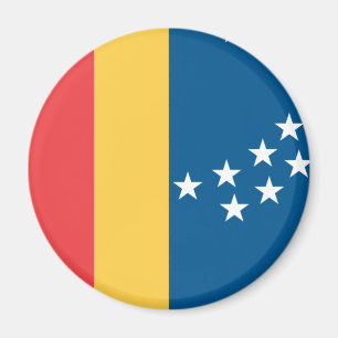 Vlag van Durham, North Carolina Magneet