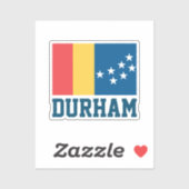 Vlag van Durham, North Carolina Sticker (Vel)