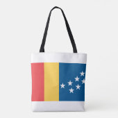 Vlag van Durham, North Carolina Tote Bag (Achterkant)