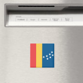 Vlag van Durham (North Carolina, USA) Magneet (Insitu (Vaatwasser))