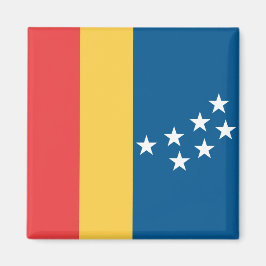 Vlag van Durham (North Carolina, USA) Magneet
