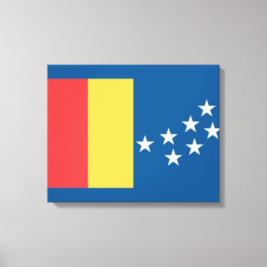 Vlag van Durham (North Carolina, VS) Canvas Afdruk (Voorkant)