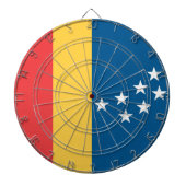 Vlag van Durham (North Carolina, VS) Dartbord (Voorkant)