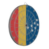 Vlag van Durham (North Carolina, VS) Dartbord (Voorkant Links)