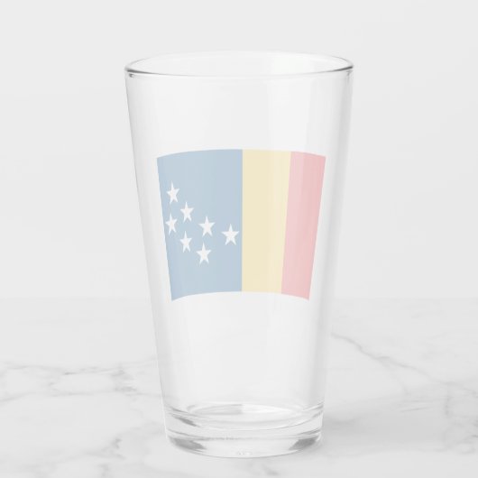 Vlag van Durham (North Carolina, VS) Glas (Achterkant)