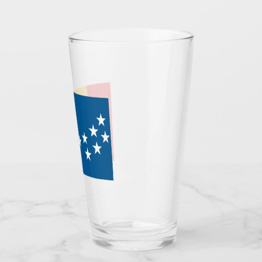 Vlag van Durham (North Carolina, VS) Glas (Links)