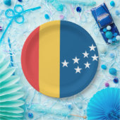 Vlag van Durham (North Carolina, VS) Papieren Bordje (Feest)