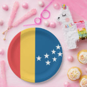 Vlag van Durham (North Carolina, VS) Papieren Bordje (Feest)