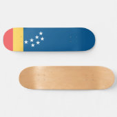 Vlag van Durham (North Carolina, VS) Persoonlijk Skateboard (Horizontaal)