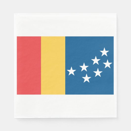 Vlag van Durham (North Carolina, VS) Servet (Voorkant)