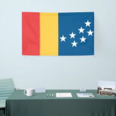 Vlag van Durham (North Carolina, VS) Spandoek (Beurs)
