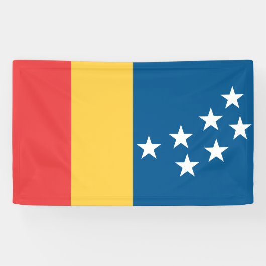 Vlag van Durham (North Carolina, VS) Spandoek (Horizontaal)