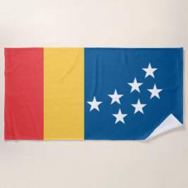 Vlag van Durham (North Carolina, VS) Strandlaken