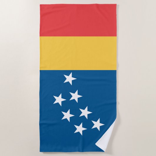 Vlag van Durham (North Carolina, VS) Strandlaken (Voorkant)