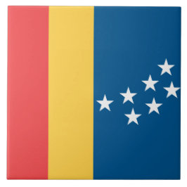 Vlag van Durham (North Carolina, VS) Tegeltje