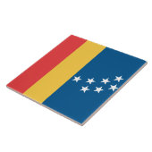 Vlag van Durham (North Carolina, VS) Tegeltje (Zijkant)