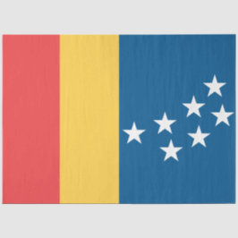 Vlag van Durham (North Carolina, VS) Tissuepapier