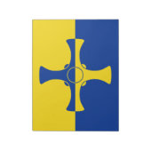 Vlag van Durham (VK) Notitieblok (Linkerzijde)