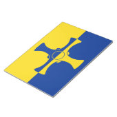 Vlag van Durham (VK) Notitieblok (Schuin)
